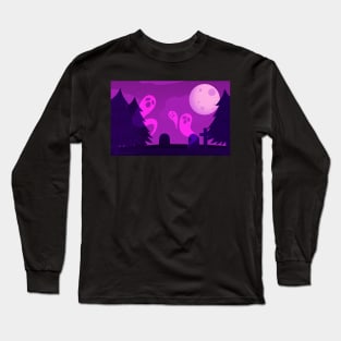 Spookie Haunted Forest Long Sleeve T-Shirt